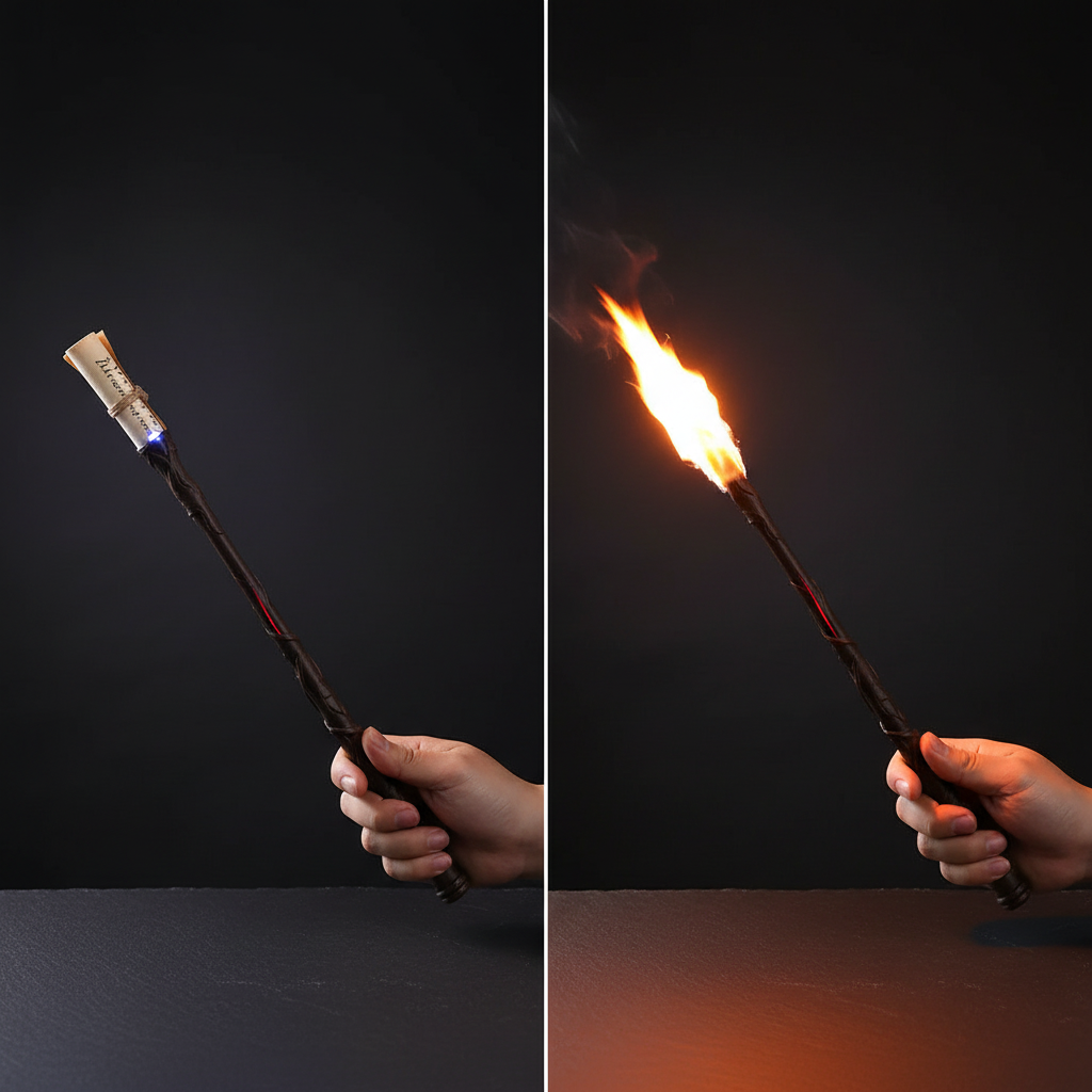 Magic Spell-Casting Wand